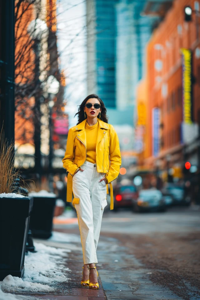 Essential Preppy Leather Jacket Outfit Ideas - photo 4