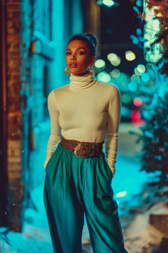 Basics Vintage Turtleneck Outfit Ideas - photo 4