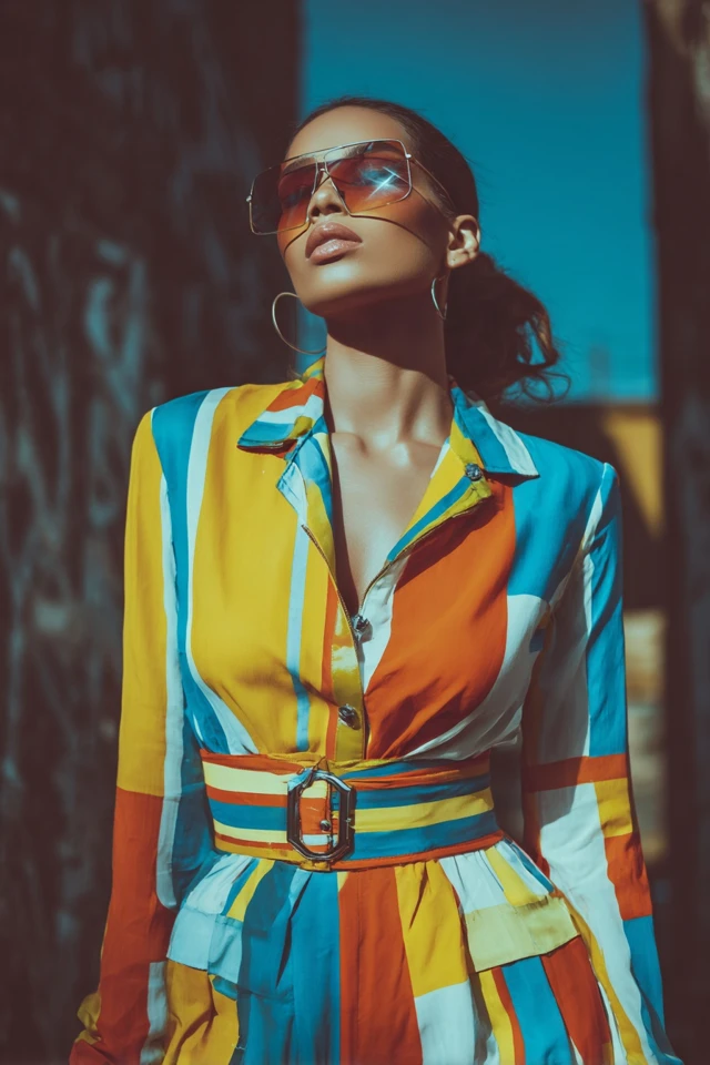 Grunge Bright Colors Outfit Ideas
