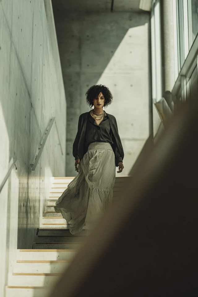 Modern Midi Skirt Curated - photo 4