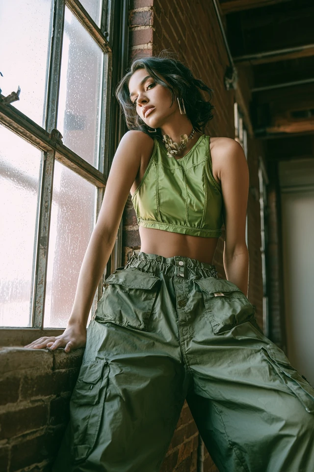 Y2K Cargo Pants Edit - photo 4