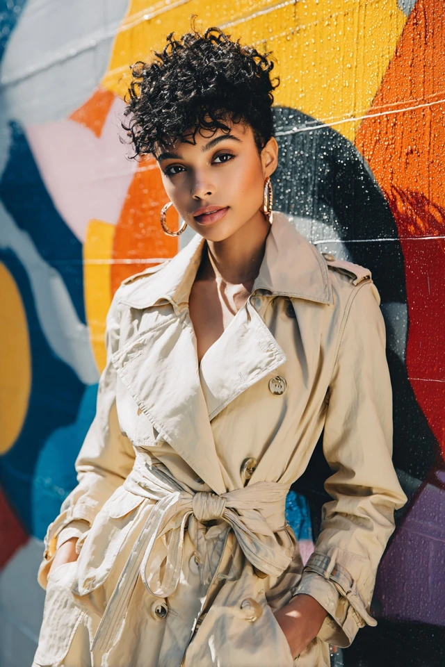 Ideas Business Casual Trench Coat Fabric Focus - photo 4