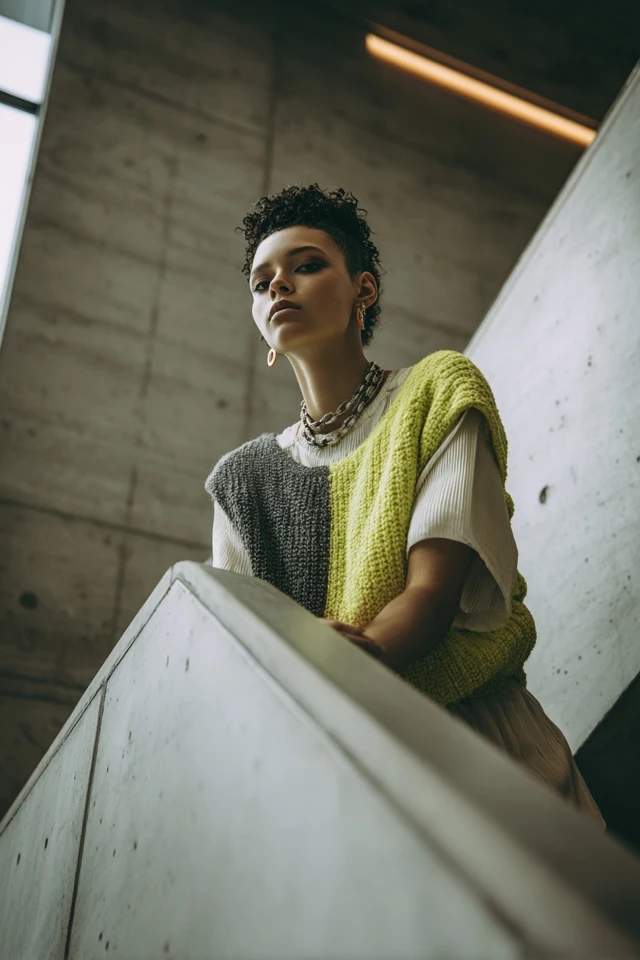 Scandi Sweater Vest Mood - photo 4