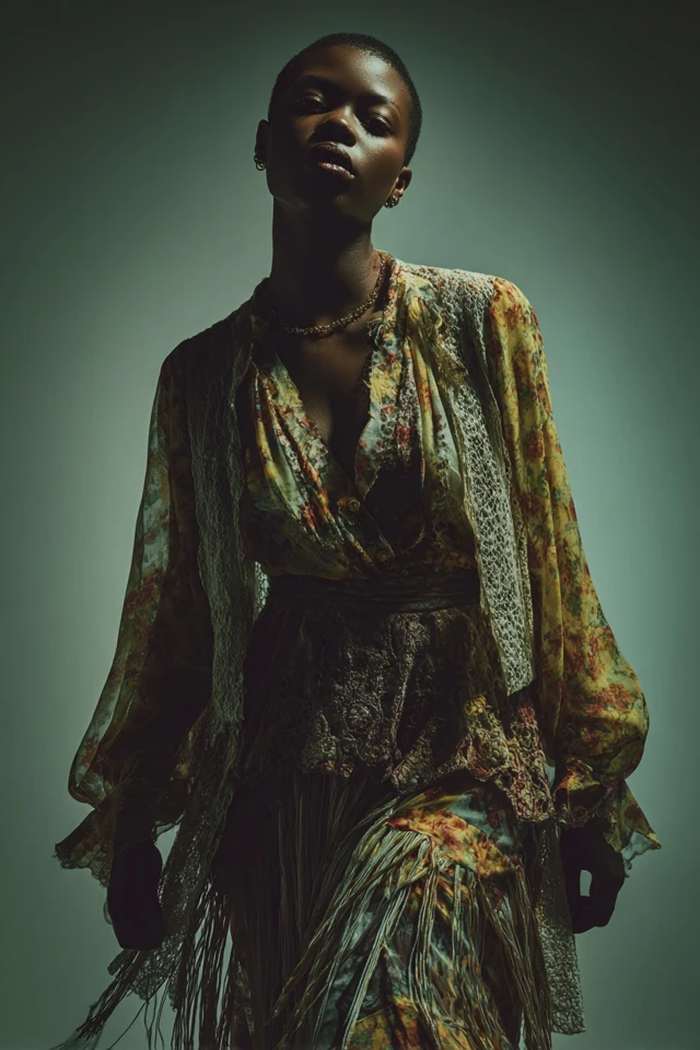 Boho Floral Dress Curated - photo 4