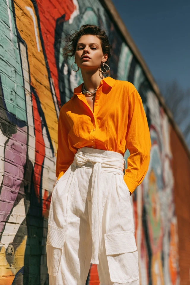 Curated Coastal Cargo Pants Fabric Focus - photo 4