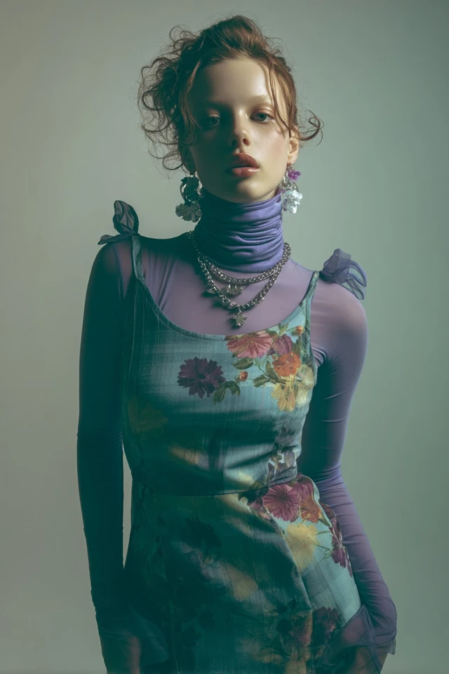Statement 90s Turtleneck Color Palette - photo 4