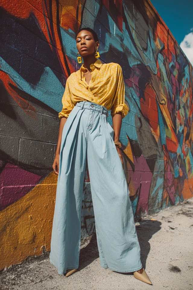 Vintage High-Waist Jeans Curated - photo 4