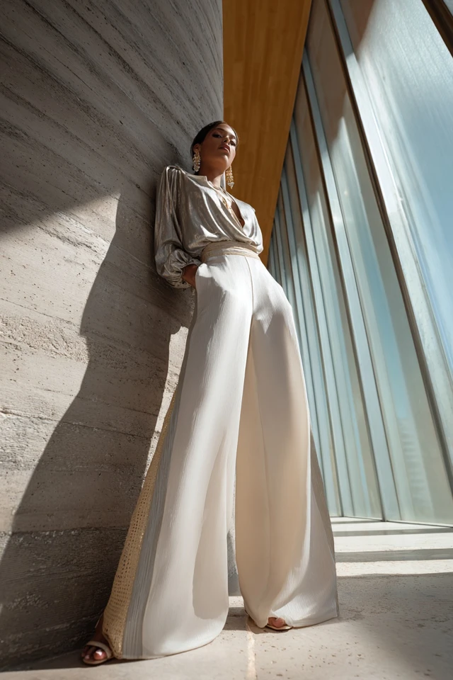 Glam Wide-Leg Pants Effortless - photo 4