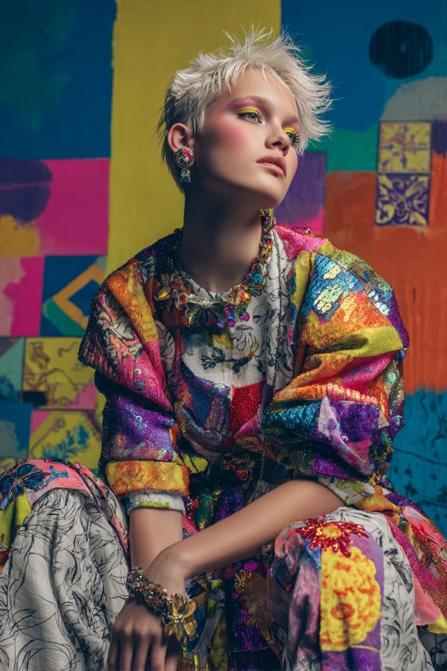 Colorful Sequin Top Edit - photo 4