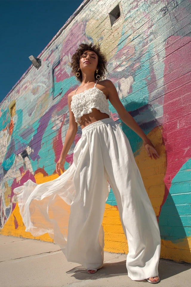 Vibes Cottagecore Wide-Leg Pants Style and Fit - photo 4