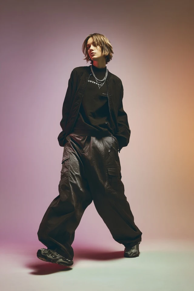 Layering Street Style Wide-Leg Pants Weather Style - photo 4