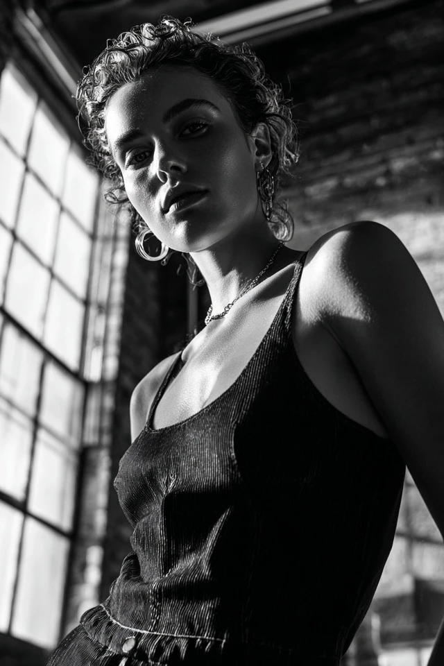 Chic Minimalist Denim Fabric Focus - photo 4