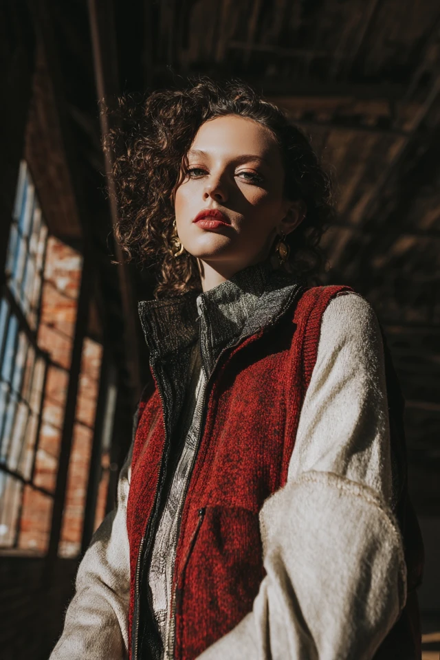 Vintage Sweater Vest Essential - photo 4