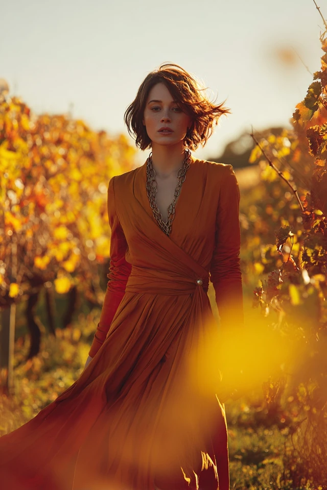 Fall Wrap Dress Occasionwear - photo 4