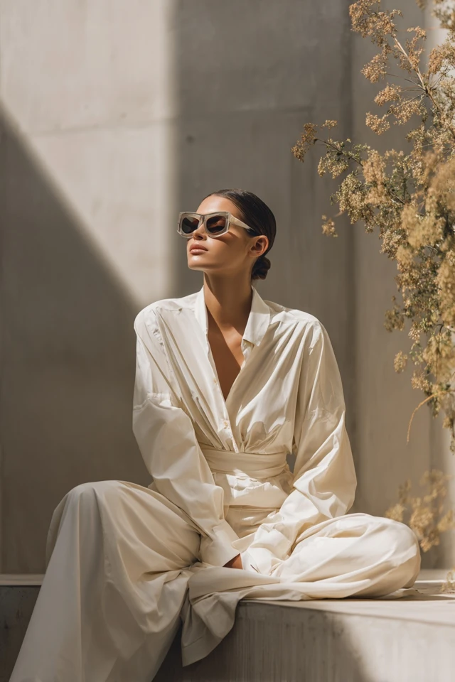 Chic Ivory Poplin Brunch Looks - photo 8