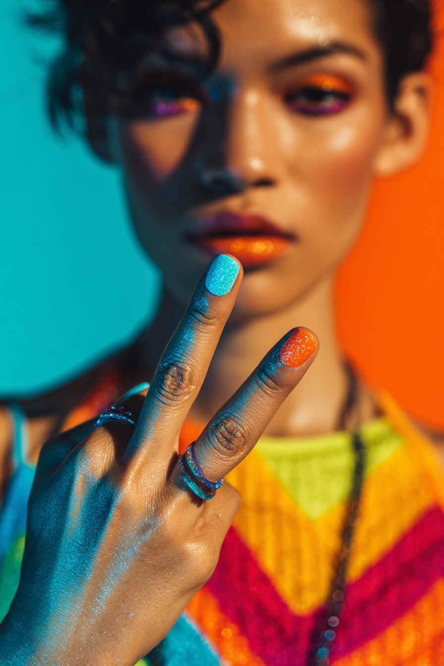 Chic International Yoga Day Palette Nails