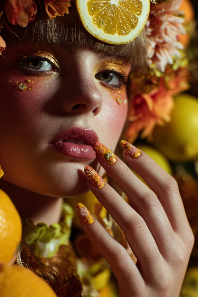 Spice Fall Elegance Nails
