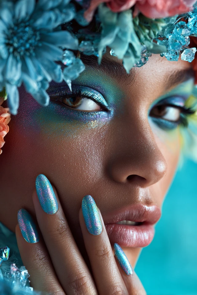Sunset Summer Elegance Nails