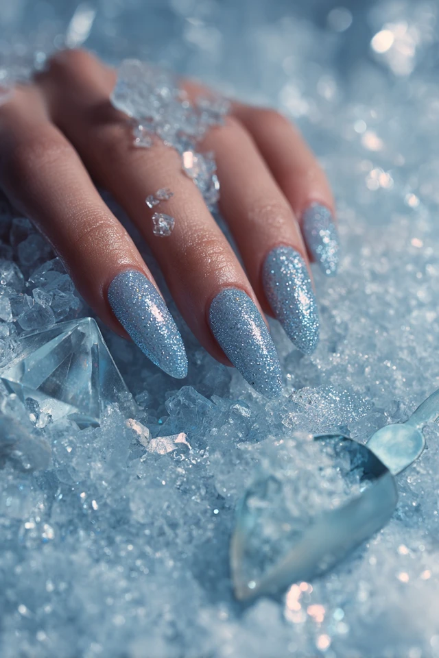Frost Winter Charm Nails