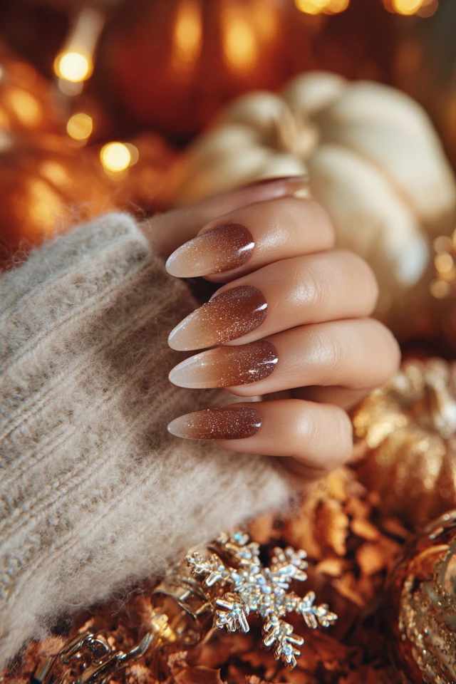 Bonfire Fall Frost Nails