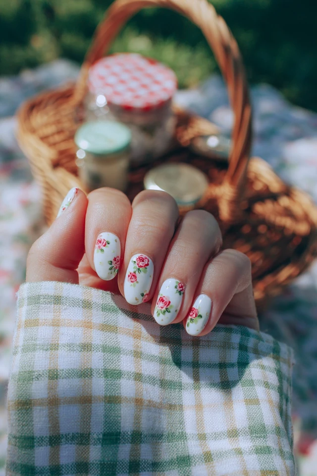 Picnic in Park Nails Inspiration
