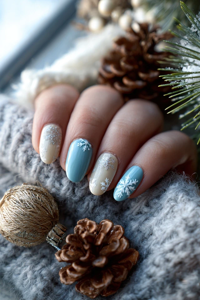Ski Trip Nails Inspiration
