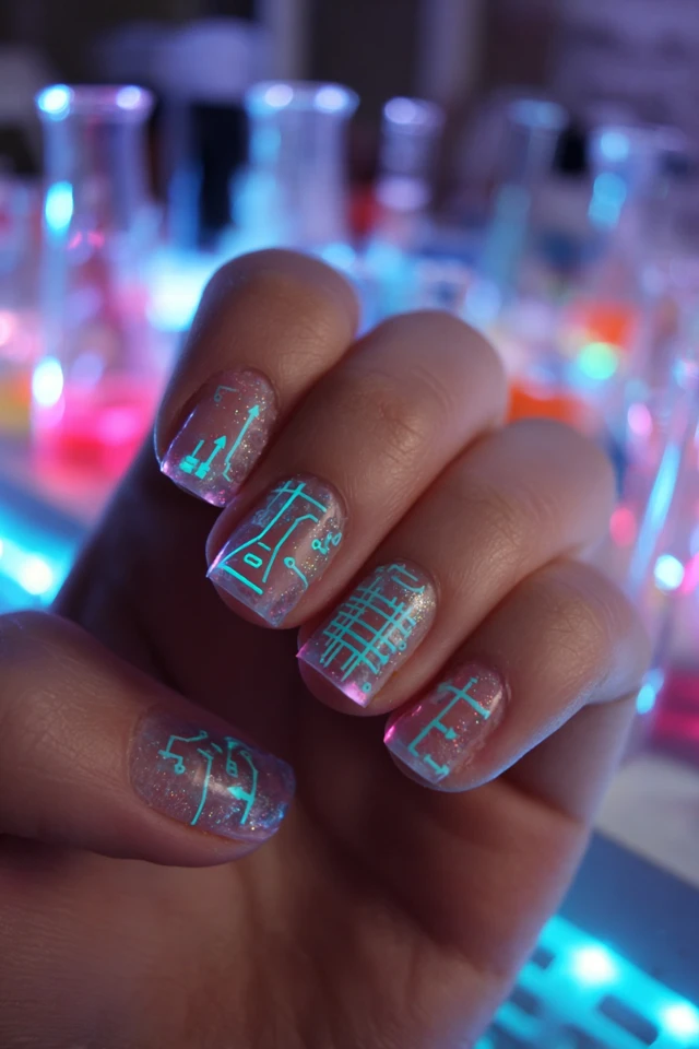 Science Fair Nails Inspiration