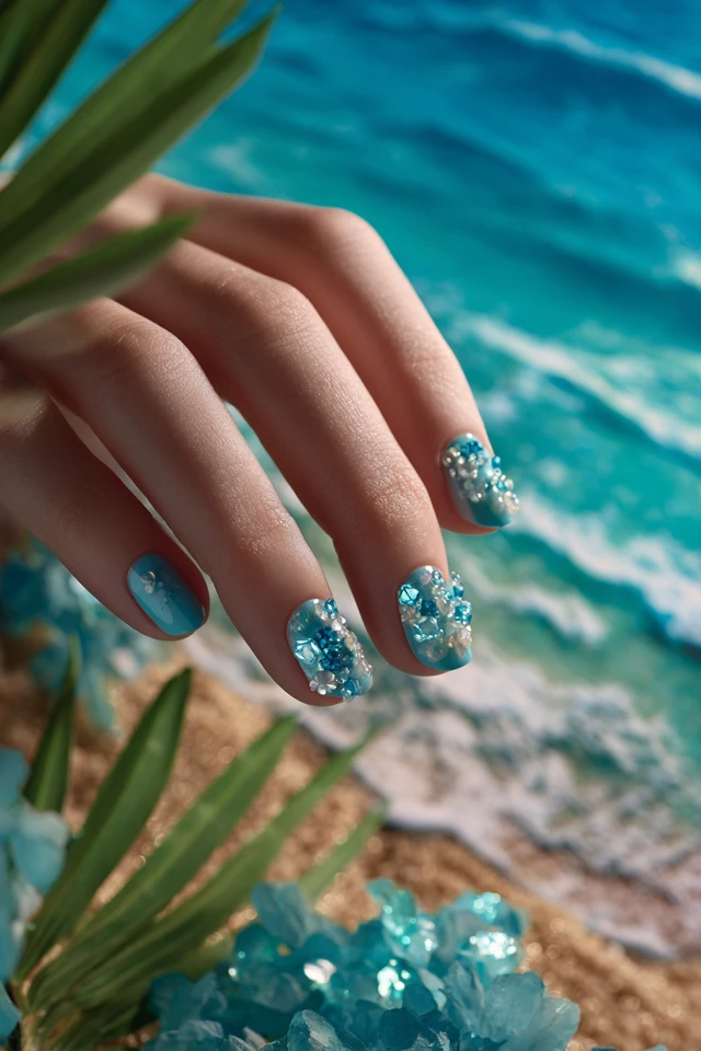 Sunshine Summer Elegance Nails