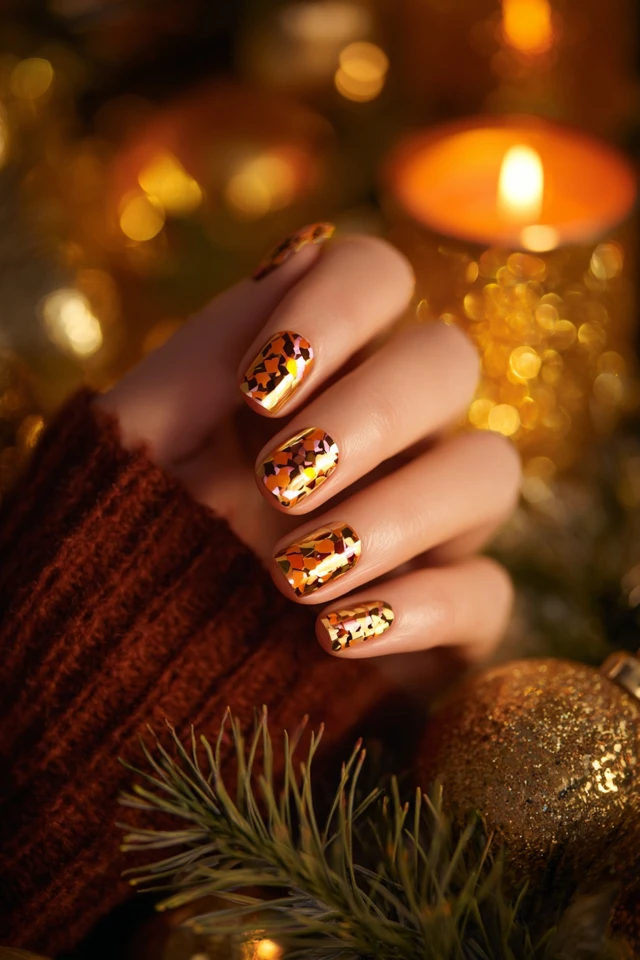 Vivid Oktoberfest Nails