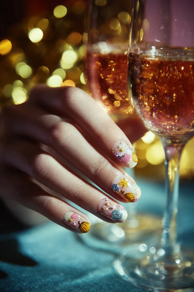 Radiant World Teachers’ Day Nails