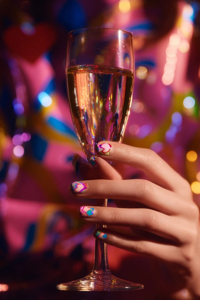 Glam Sibling Day Mani