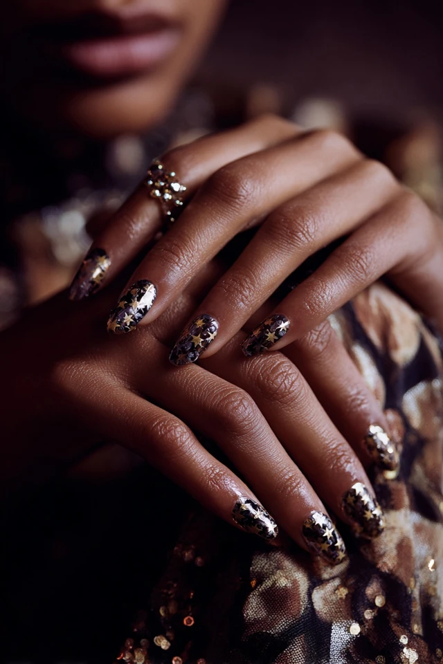 Glam Autumn Equinox Nails