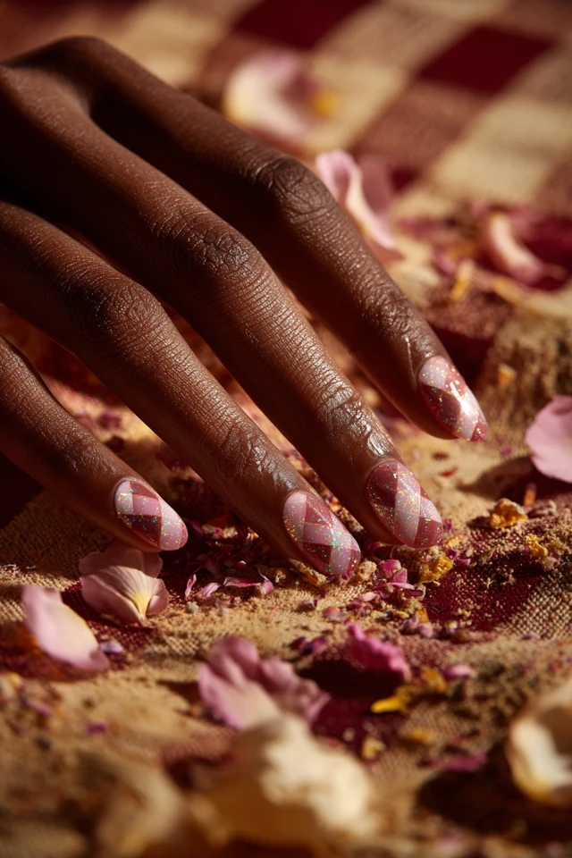 Sparkle Boss’s Day Nails