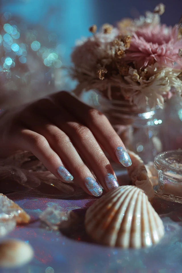 Frost Winter Vibes Nails