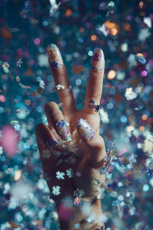 Iconic Chinese Mid-Autumn Festival Nails