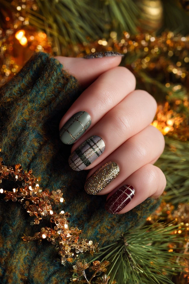 Bold Lantern Festival Design Nails