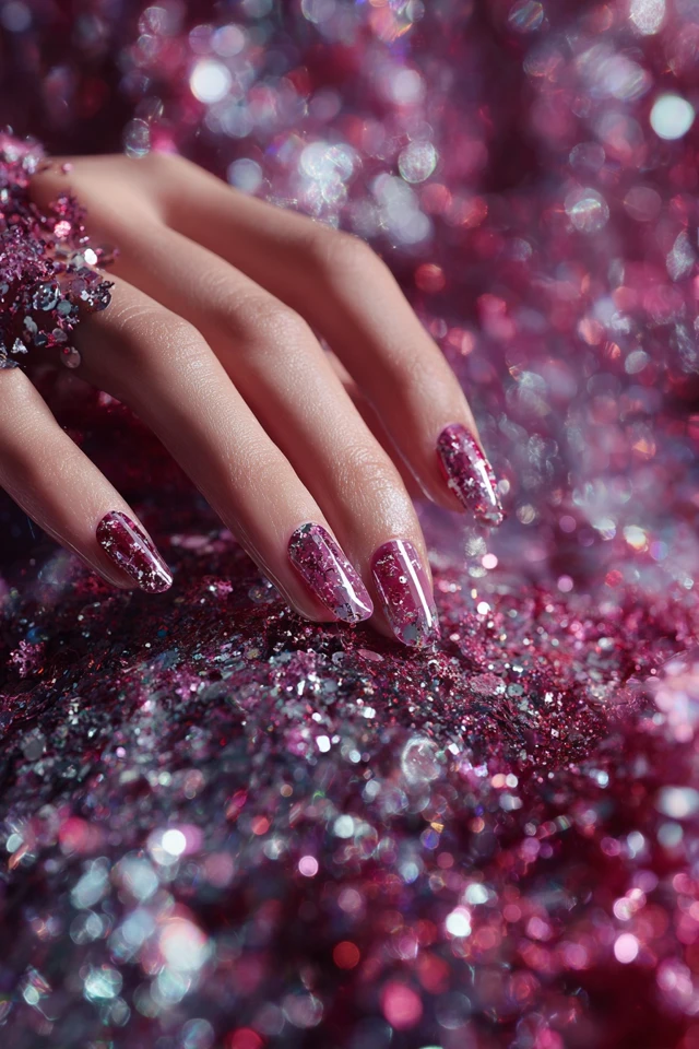 Radiant National Coffee Day Design Nails