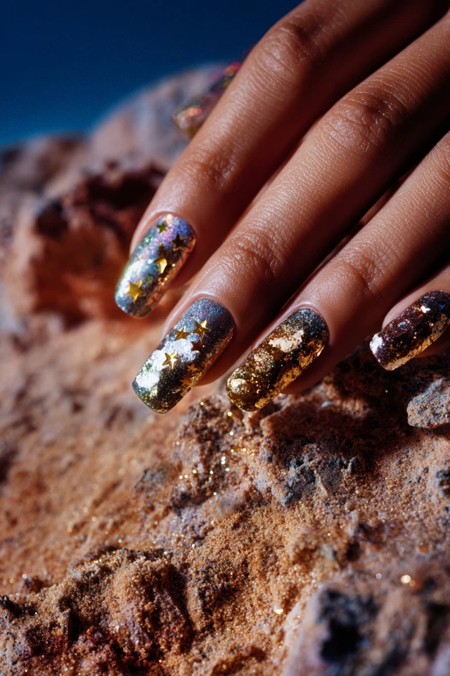 Signature Winter Solstice Vibes Nails