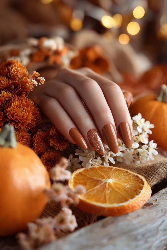 Cider Fall Dream Nails