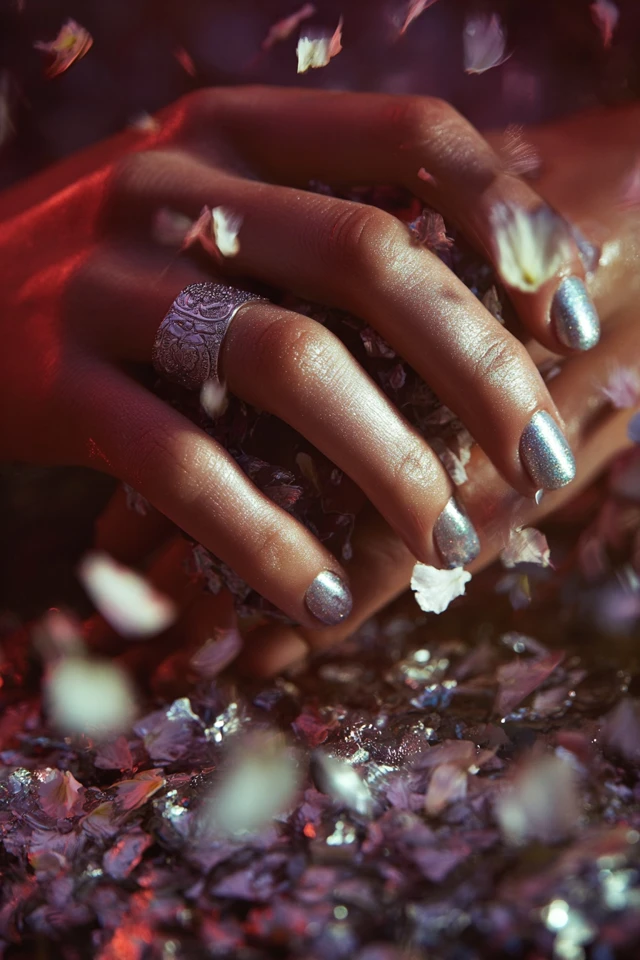 Iconic International Dance Day Glam Nails
