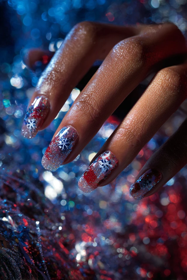 Bold Comic Relief Day Nails