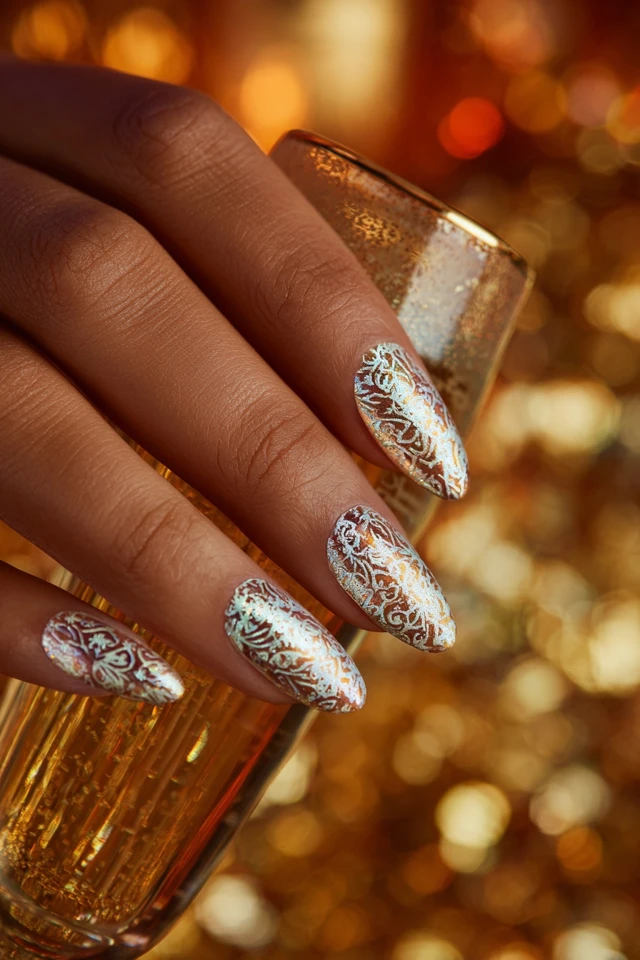 Festive Valentine’s Day Design Nails
