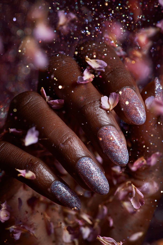 Bold Boxing Day Design Nails