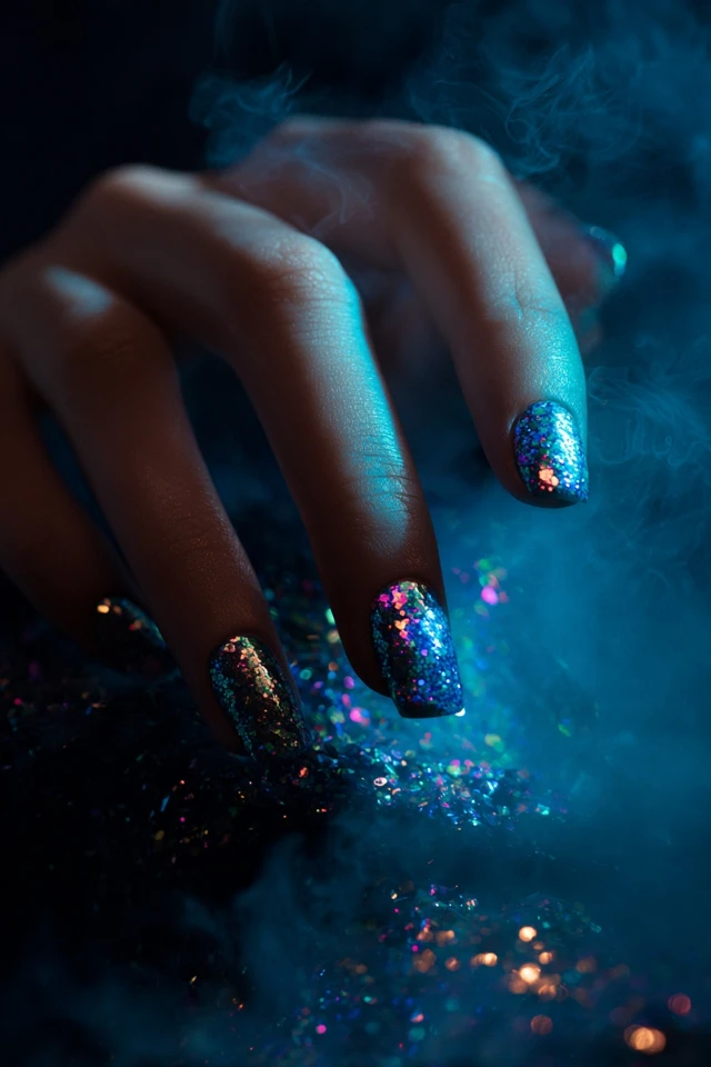Vivid Russian Manicure Design
