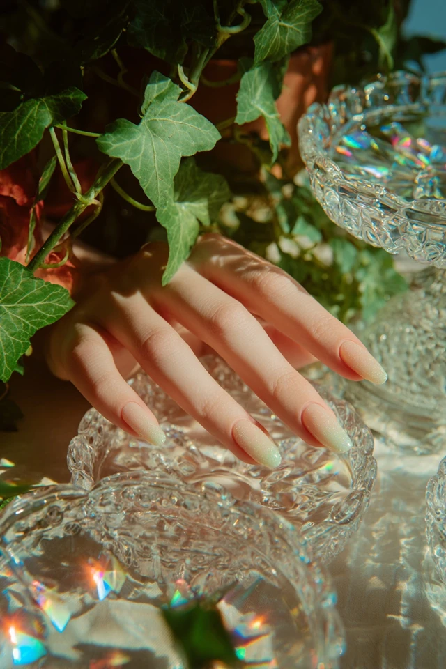 Luminous Flocking Velvet Vision Nails