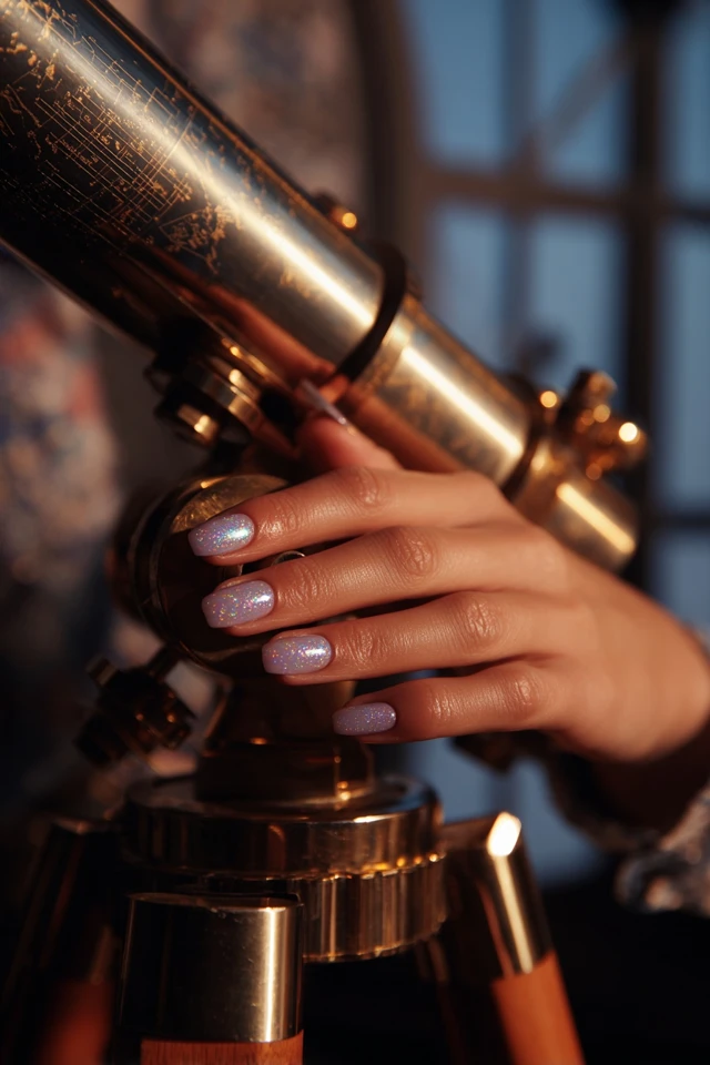 Celestial Press-On Glam Nails