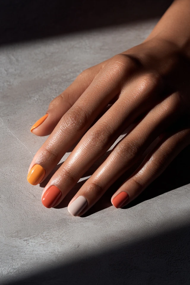 Artful Chameleon Pigment Mani