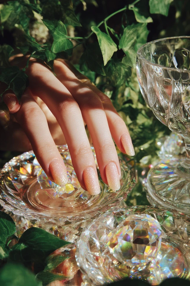 Radiant Bubble Nails Glam