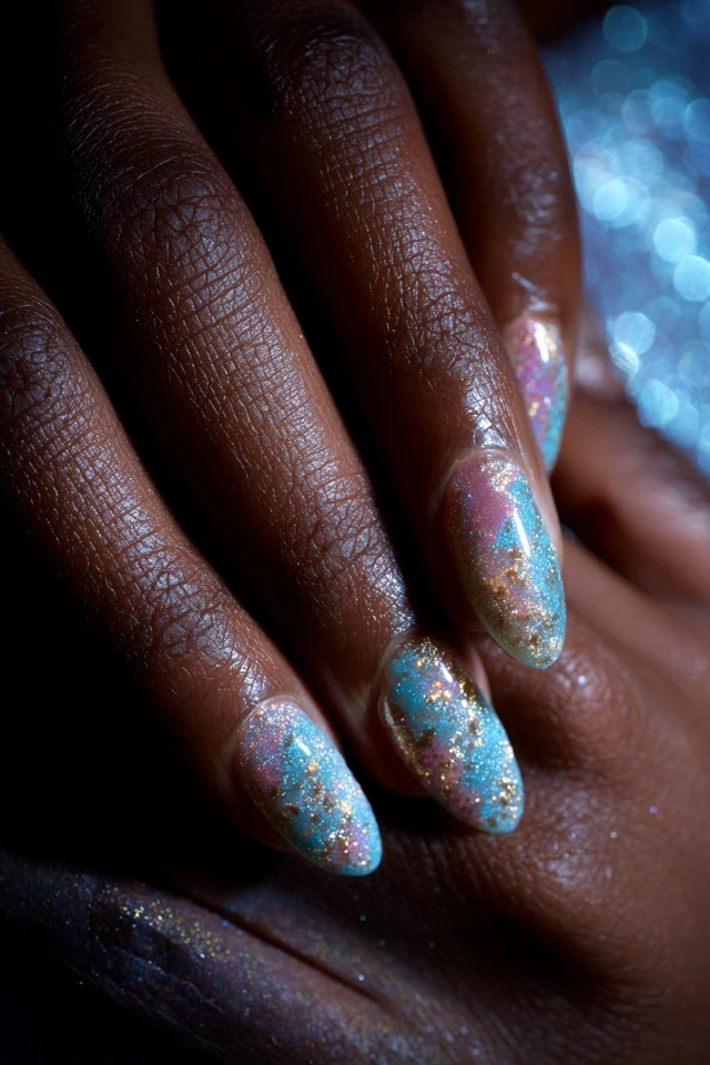 Epic Sugar Aura Glam Nails