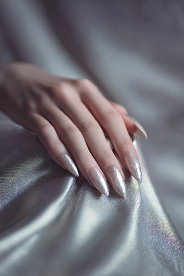 Crystal BIAB Design Nails